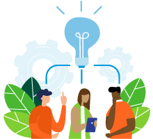 Illustration google footer