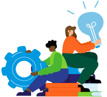 Illustration google footer
